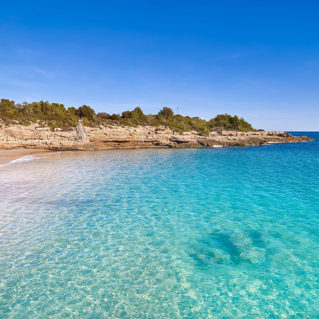 Esta Playa Espa Ola De Aguas Turquesas Es Una De Las M S Bonitas Del