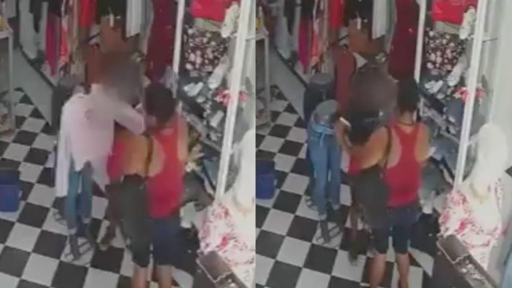 Madre e hija roban ropa en tienda de Tampico, Tamaulipas: VIDEO