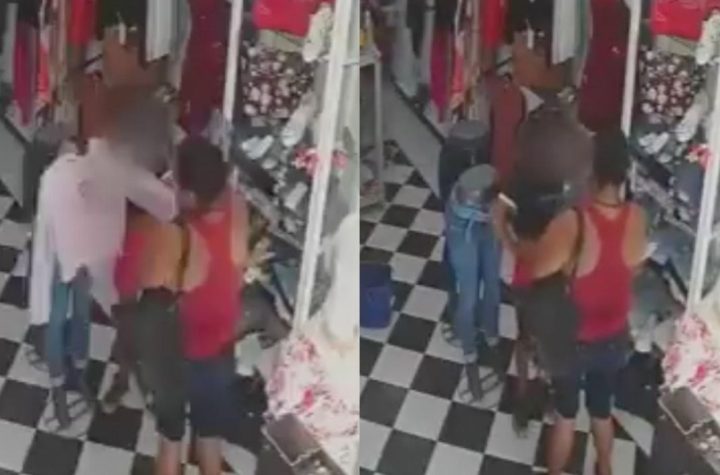 Madre e hija roban ropa en tienda de Tampico, Tamaulipas: VIDEO