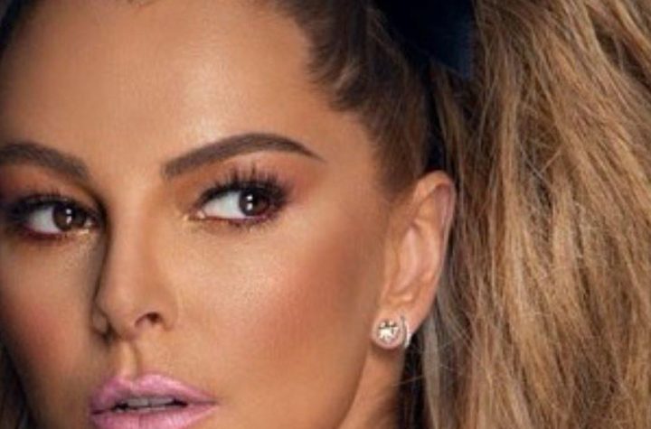 Marjorie de Sousa hace suspirar en hermoso vestido de rosas, como toda una Barbie