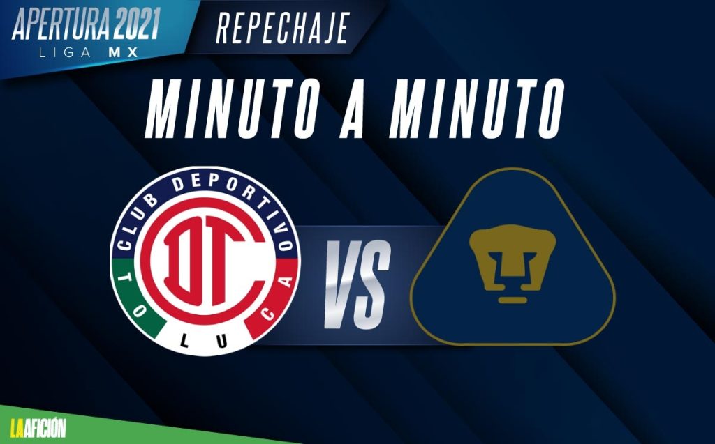 Toluca vs Pumas EN VIVO: Partido repechaje Liga MX 2021