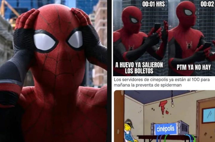 ?Alcanzaste boletos? Los mejores memes de la preventa de ‘Spider-Man No Way Home’; se cay? el sistema de cines