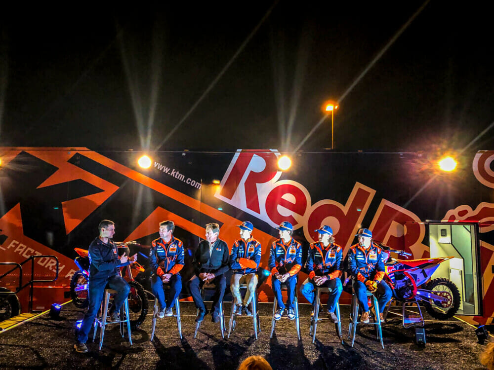 Red Bull KTM, Rockstar Husqvarna Introduce Factory Supercross/MX Teams