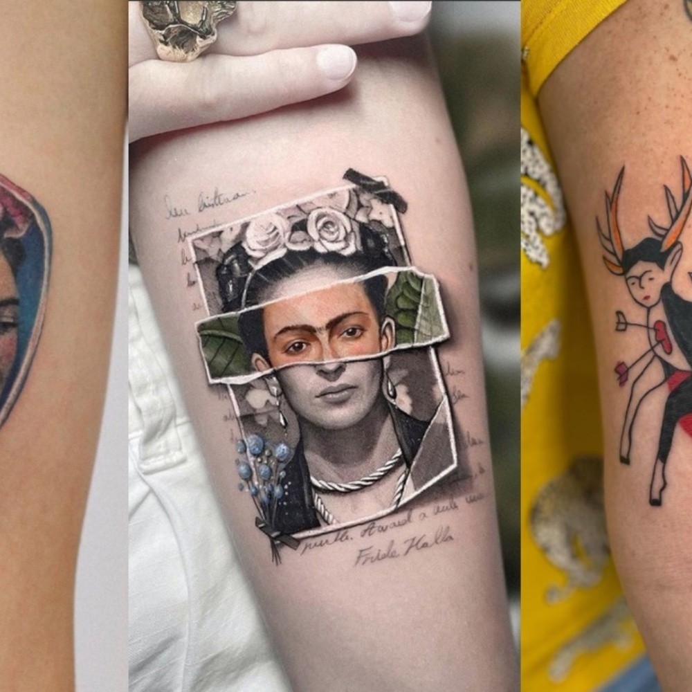 Tatuajes para mujeres inspirados en Frida Kahlo, el ícono mexicano