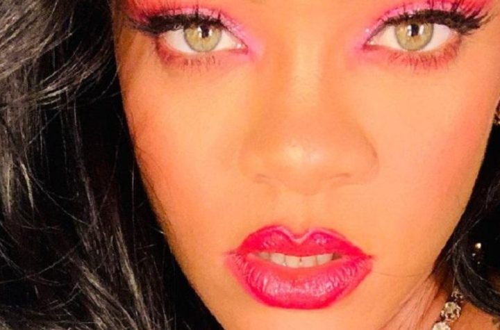 Rihanna revolucionó la forma de vestir de las futuras mamás, aparece en vestido lencero de red