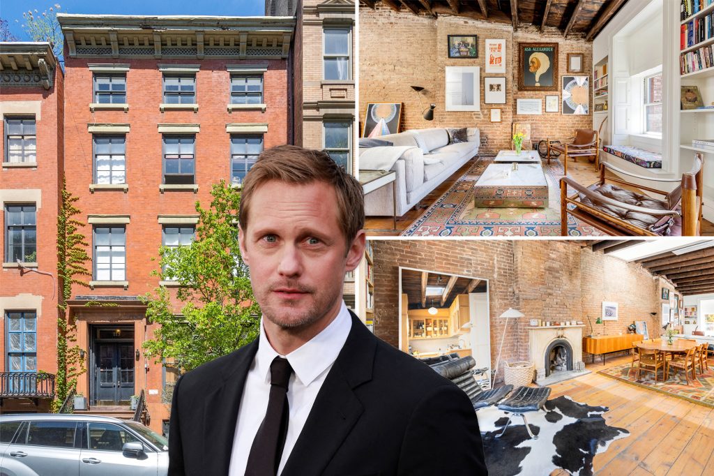 Interior del apartamento de Alexander Skarsgård en Nueva York, a la venta por 2,6 millones de dólares