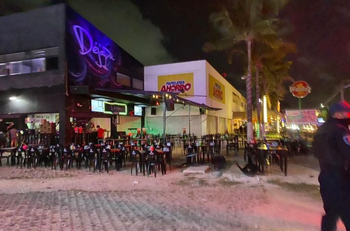 Balacera en zona de bares en Cancún deja al menos 2 muertos y 8 heridos