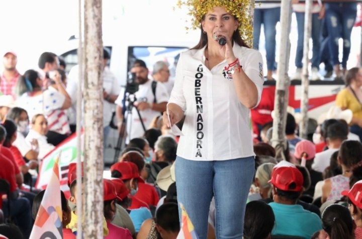 Carolina Viggiano candidata de «Va por Hidalgo», propone modernizar la huasteca y la sierra