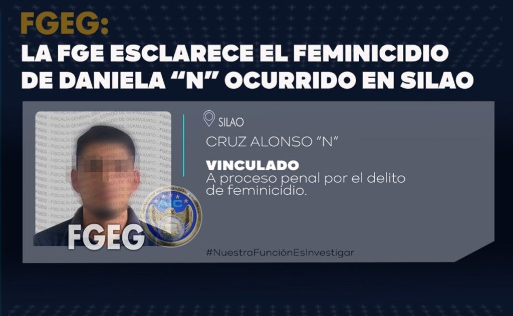 Capturan a feminicida de Daniela en Silao, Guanajuato