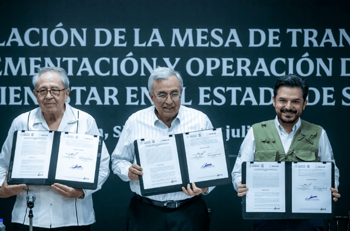 Rocha firma convenio con IMSS-Bienestar para garantizar el servicio universal de salud