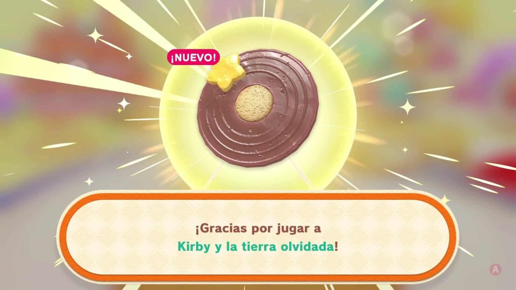 Haber jugado a Kirby y la tierra olvidada viene con premio en Kirby’s Dream Buffet