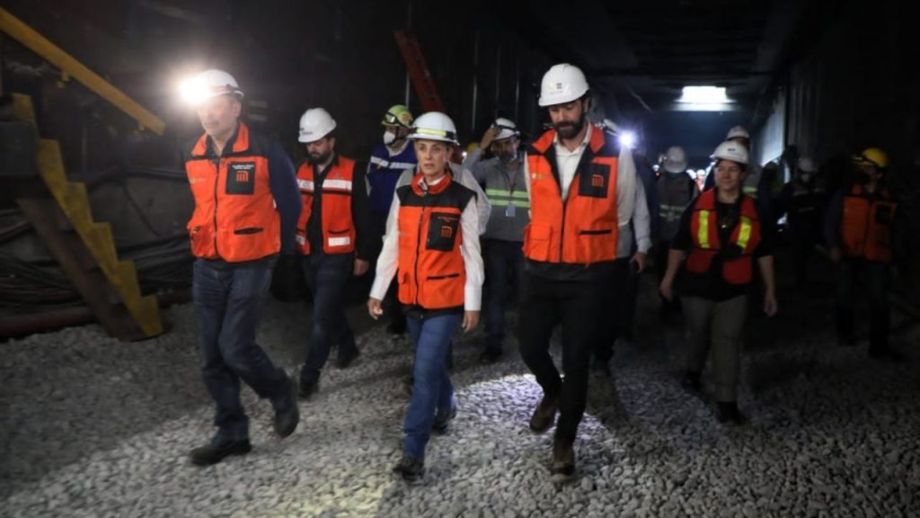 Claudia Sheinbaum supervisa avances de modernización en la L1 del Metro