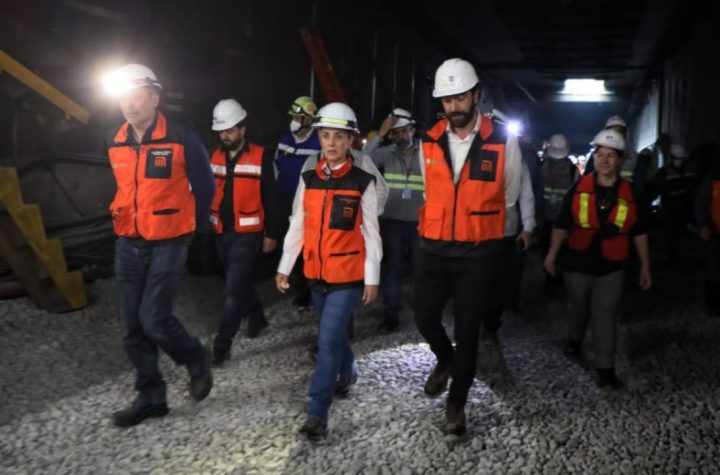 Claudia Sheinbaum supervisa avances de modernización en la L1 del Metro