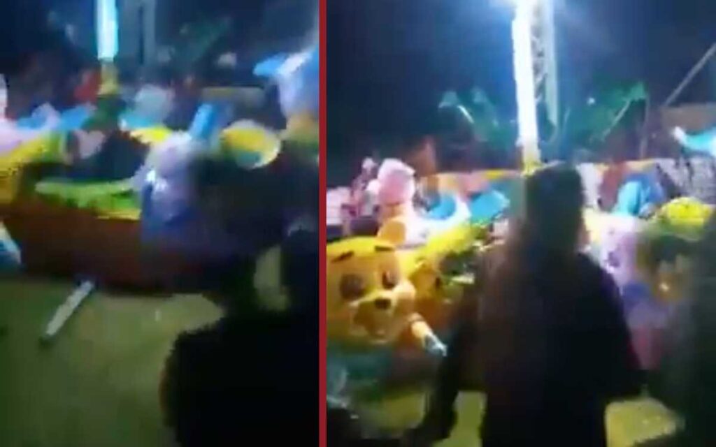 Resultaron heridas 25 personas por desplome de juego mecánico en Guerrero