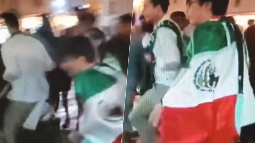 ¡Que empiece la fiesta! Mexicanos bailan ‘Payaso de rodeo’ en calles de Qatar