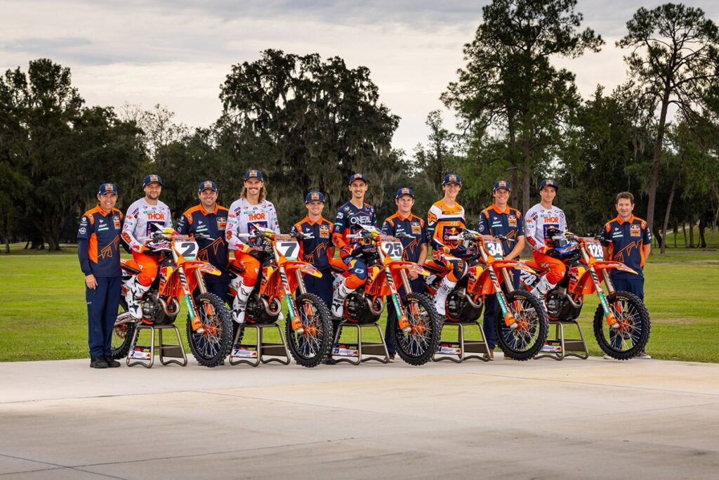 RED BULL KTM FACTORY MX/SUPERCROSS TEAMS FOR 2023