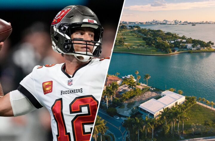 Tom Brady: Así es la mansión que construye  en el ‘Búnker de los millonarios’, una isla de Miami