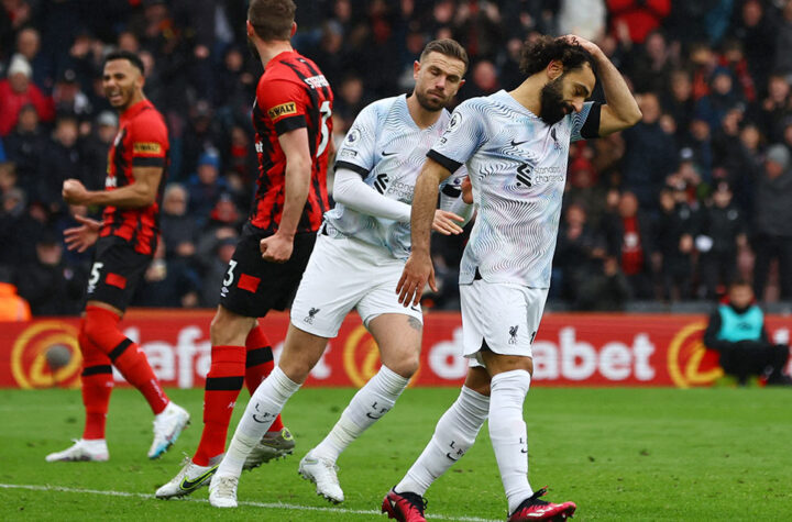 Liverpool en uno de sus peores días; sorpresivo revés ante Bournemouth