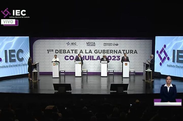 Elección Coahuila 2023: Descalificaciones dominan durante el primer debate