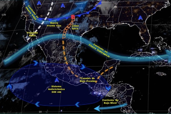 Torbellinos, tornados e inestabilidad se impulsan por nuevo frente frío y línea seca, checa dónde