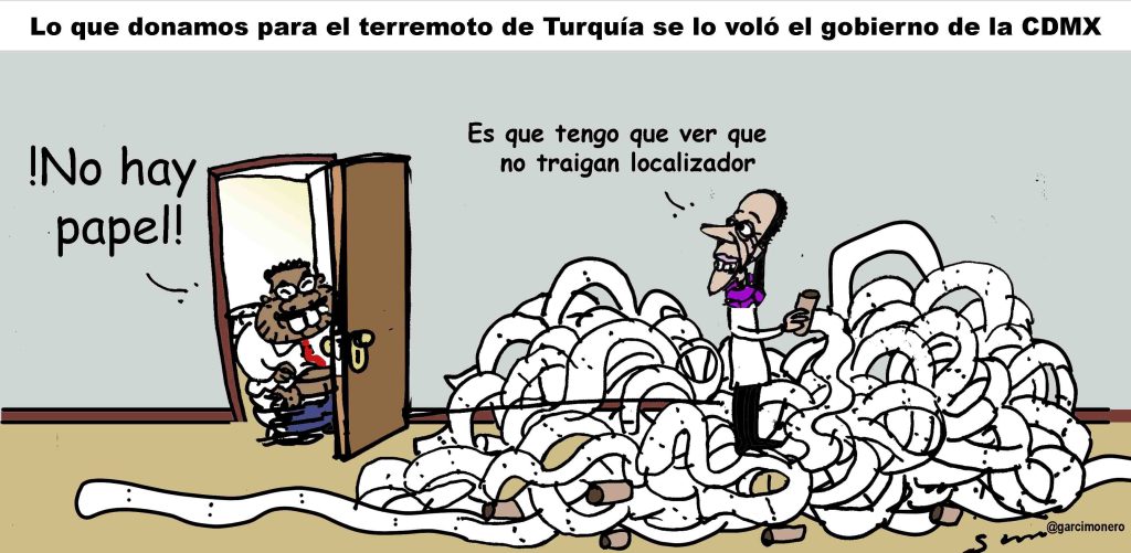 Lo que donamos para el terremoto de Turquía se lo voló el gobierno de la CDMX