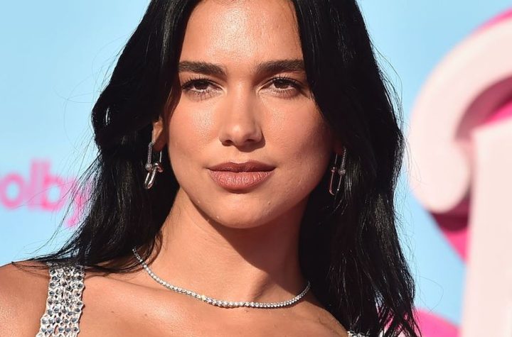 Dua Lipa se desnuda con este vestido de diamantes totalmente transparente para la premiere de Barbie