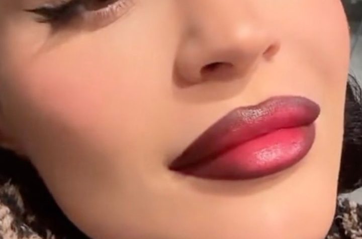 ‘Cherry Cola Lips’ el maquillaje de Kylie Jenner que ahora se hace viral en Tik Tok