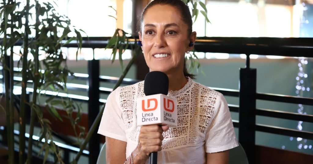 Sigue al momento la entrevista con Claudia Sheinbaum, en Línea Directa