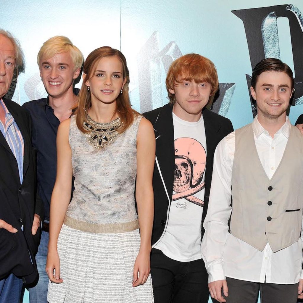 Emma Watson, Daniel Radcliffe y Rupert Grint se despiden de Michael Gambon, el inolvidable Dumbledore