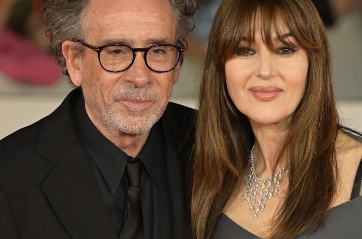 Mónica Bellucci y Tim Burton debutan como pareja oficial en el Festival de Cine de Roma