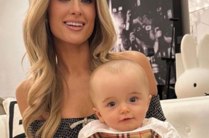 Paris Hilton defiende a su hijo de críticas en línea por su apariencia