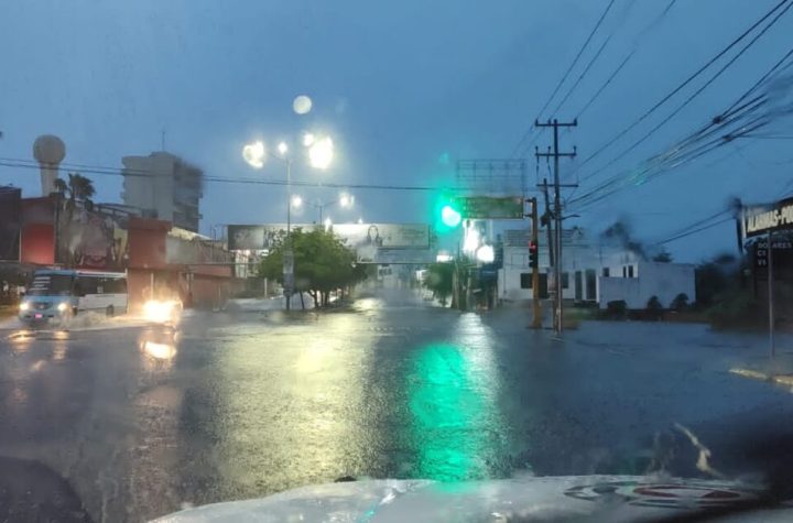 ¡Se cumple el pronóstico! Tremenda lluvia se registra en Culiacán este sábado 