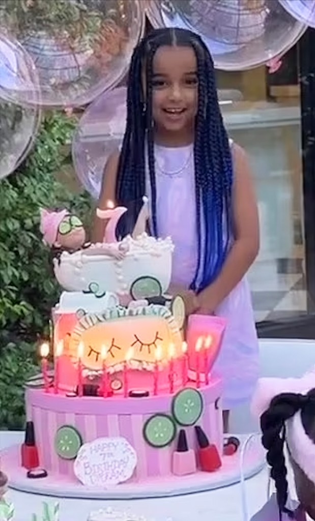 Rob Kardashian makes rare appearance in video from daughter Dream’s birthday party