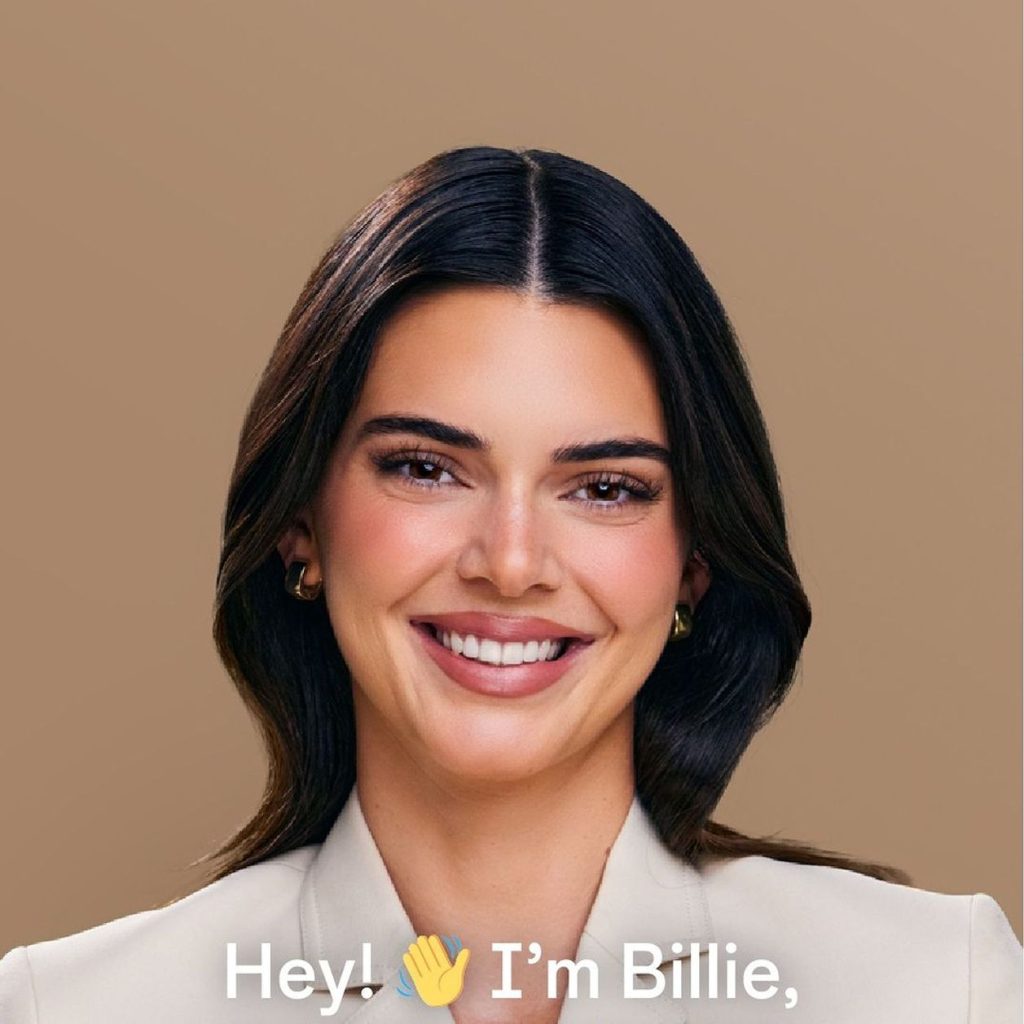 Conoce a Billie, la IA que representa a Kendall Jenner: ¿Amiga o marketing?