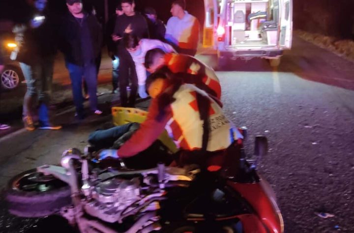 Fausto sufrió accidente de motocicleta y recibirá lesionado el Año Nuevo en Guasave