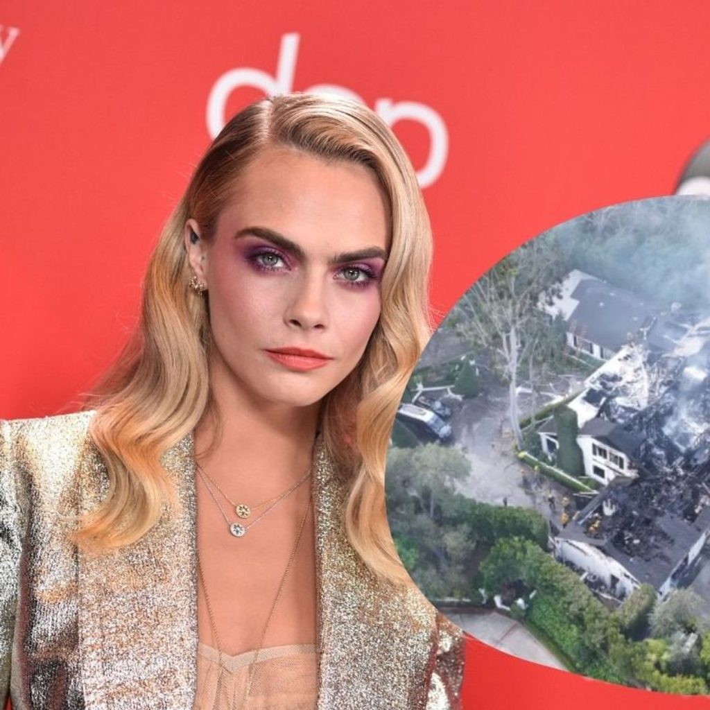 Incendio arrasa la mansión de Cara Delevingne en Los Ángeles