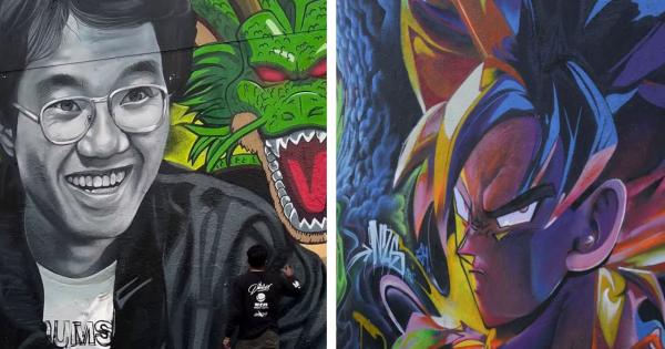 Dragon Ball: más de 40 artistas peruanos hacen un gran mural en honor a Akira Toriyama