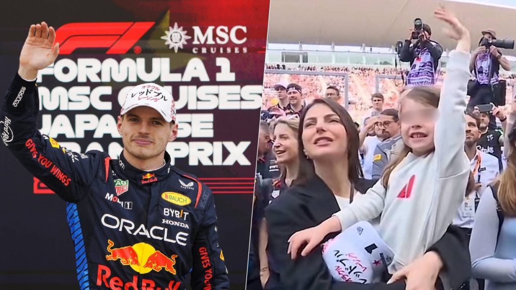 ‘¡Max, yeah!’: ¿Quién era la niña que festejó la victoria de Verstappen en Japón?