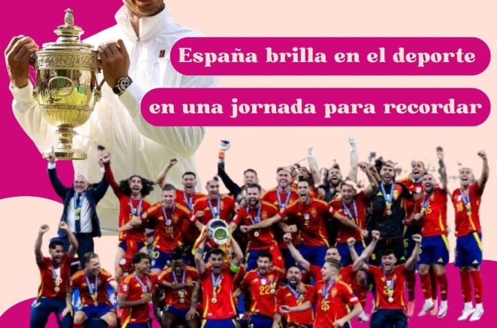 España brilla en el deporte: Carlos Alcaraz conquista Wimbledon y la selección lidera la Eurocopa 2024