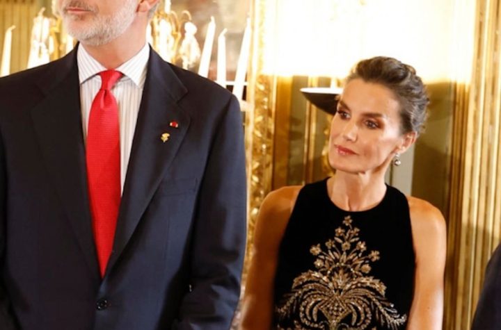 Letizia brilla en París con un elegante vestido de Dior en la ceremonia de inauguración de los Juegos Olímpicos 2024