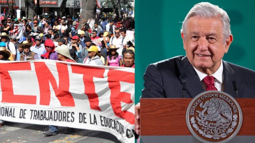 AMLO llama a la CNTE a que realice sus protestas de manera pacífica