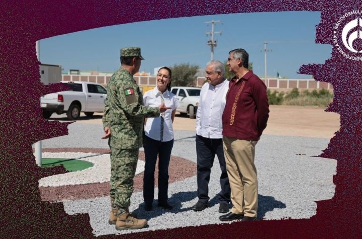 La gira de Sheinbaum y AMLO: supervisan nuevo centro de aduanas en Tamaulipas