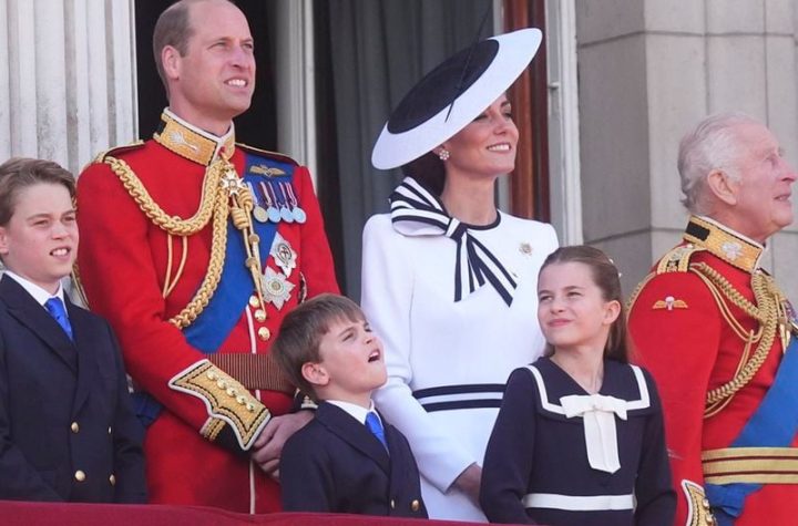 VIDEO Y FOTOS: La reaparición de Kate Middleton y el tierno baile del príncipe Louis en el «Trooping the Colour»