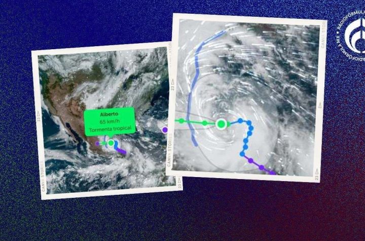 Tormenta tropical Alberto: FOTOS de cómo luce su ‘ojo’ desde el espacio