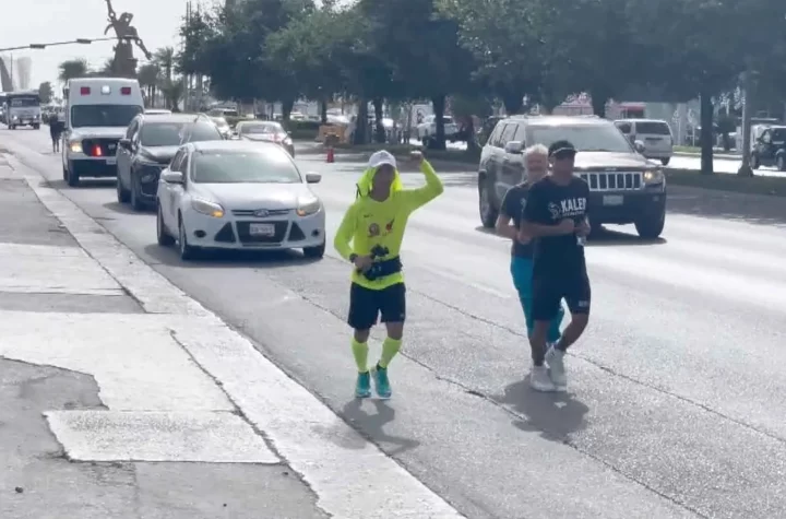 Japonés Inicia en Reynosa un Kilométrico Maratón con Causa