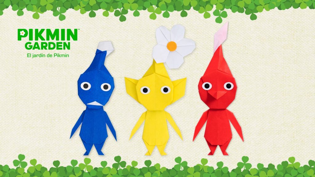 Nintendo publica tutoriales para hacer Pikmin de origami