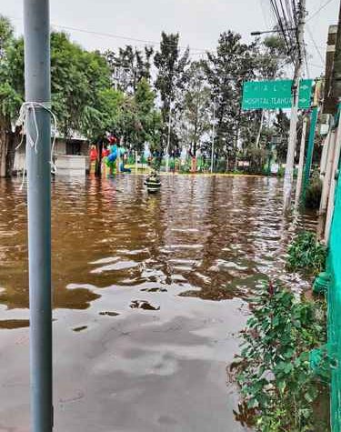 Las lluvias afectan 70 casas en Tláhuac; estragos en tres alcaldías