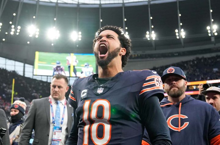 El mariscal de campo de los Bears, Caleb Williams, atribuye la ‘mentalidad positiva’ después de la actuación de cuatro TD en la victoria en Londres sobre los Jags 13 de octubre de 2024