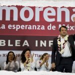 ‘Andy’ López, hijo de AMLO, hace su primera aparición como secretario de Morena