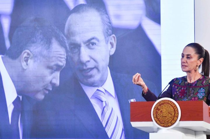 Felipe Calderón debería pedir perdón por García Luna: Sheinbaum